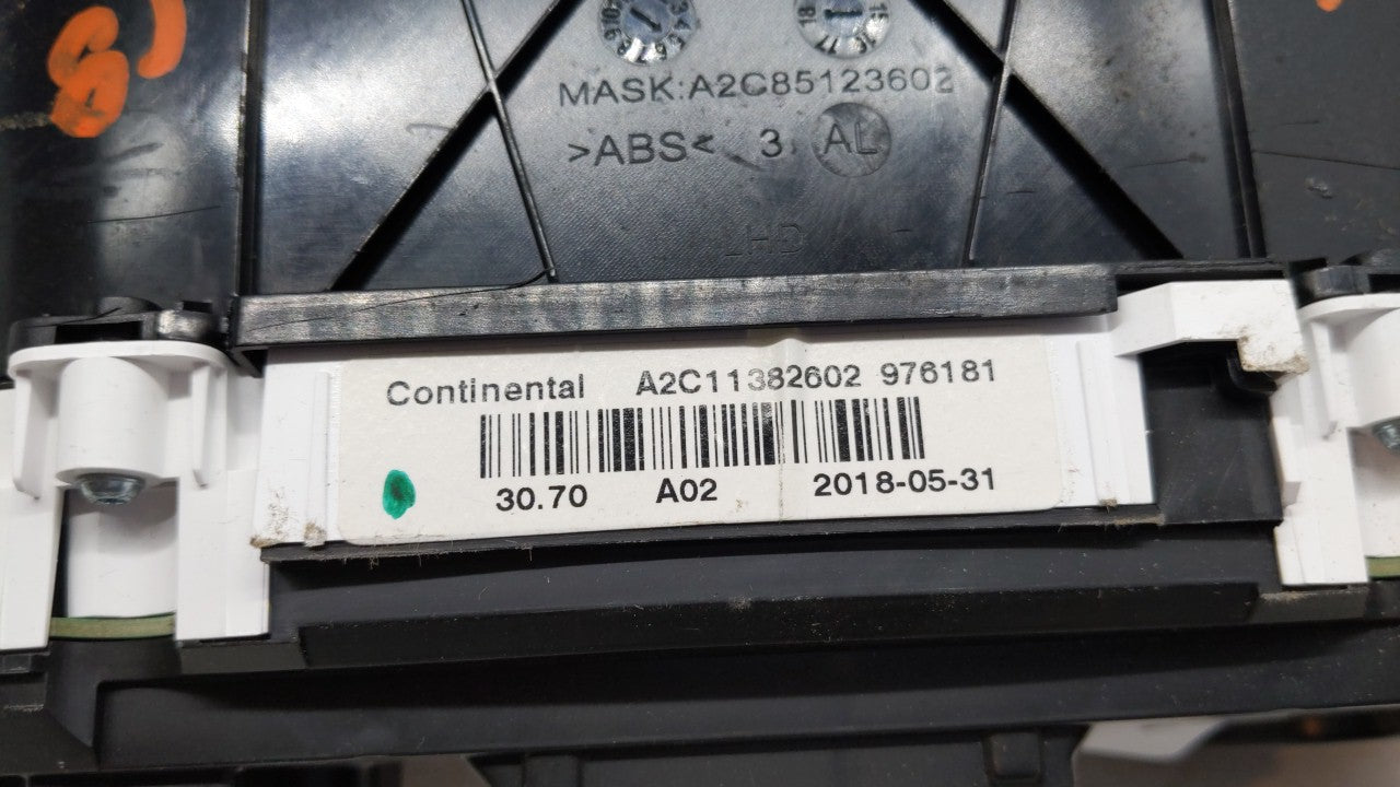 2018 Subaru Legacy Instrument Cluster Speedometer Gauges Fits OEM Used Auto Parts - Oemusedautoparts1.com