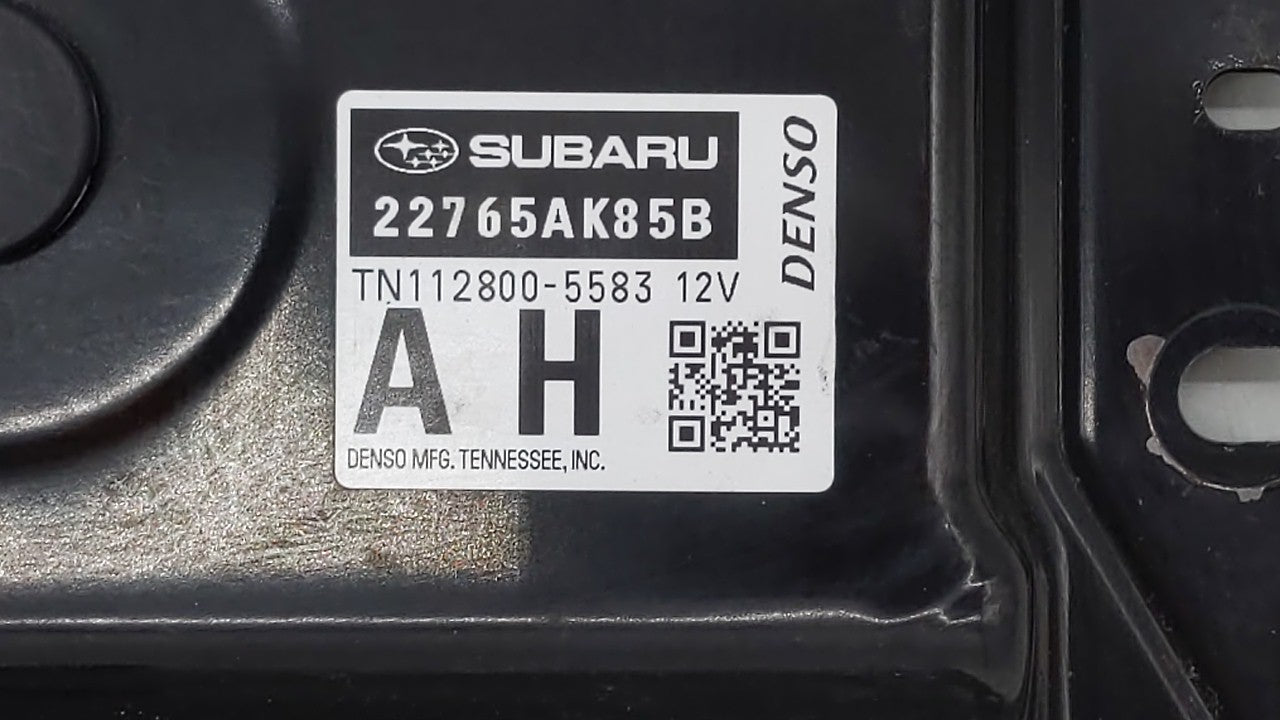 2018 Subaru Legacy PCM Engine Control Computer ECU ECM PCU OEM P/N:22765AK85B 22765AK85A Fits OEM Used Auto Parts - Oemuseda