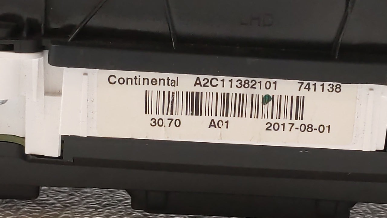 2018 Subaru Legacy Instrument Cluster Speedometer Gauges Fits OEM Used Auto Parts - Oemusedautoparts1.com