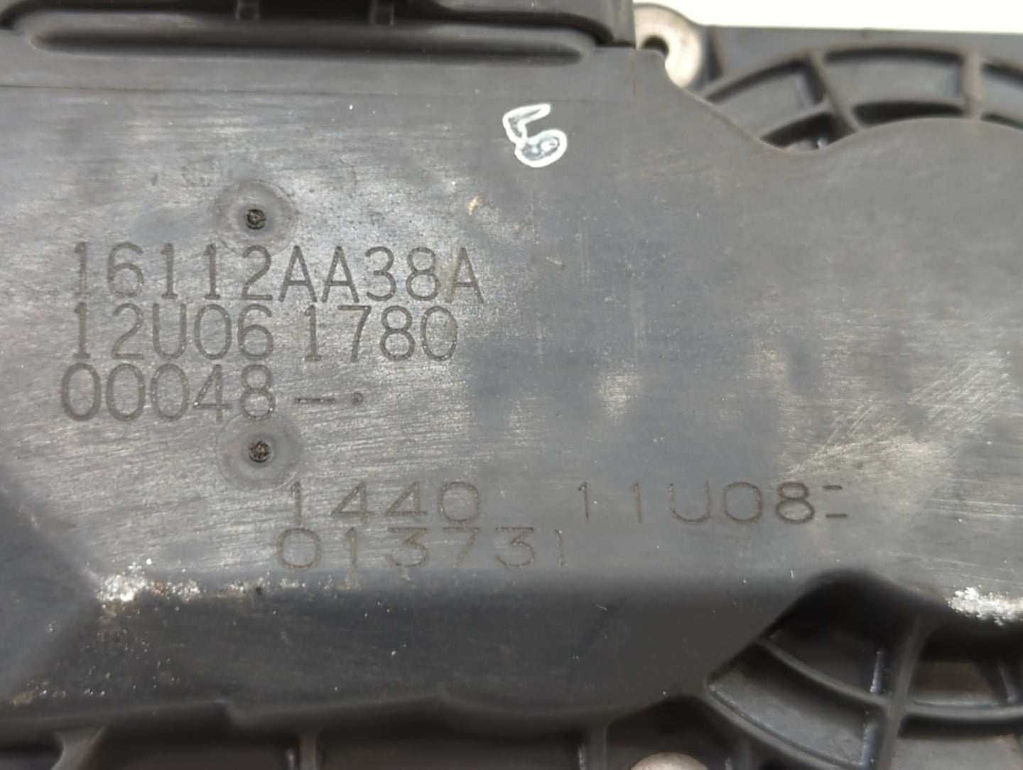 2013-2019 Subaru Legacy Throttle Body P/N:16112AA38A Fits Fits 2013 2014 2015 2016 2017 2018 2019 OEM Used Auto Parts - Oemu