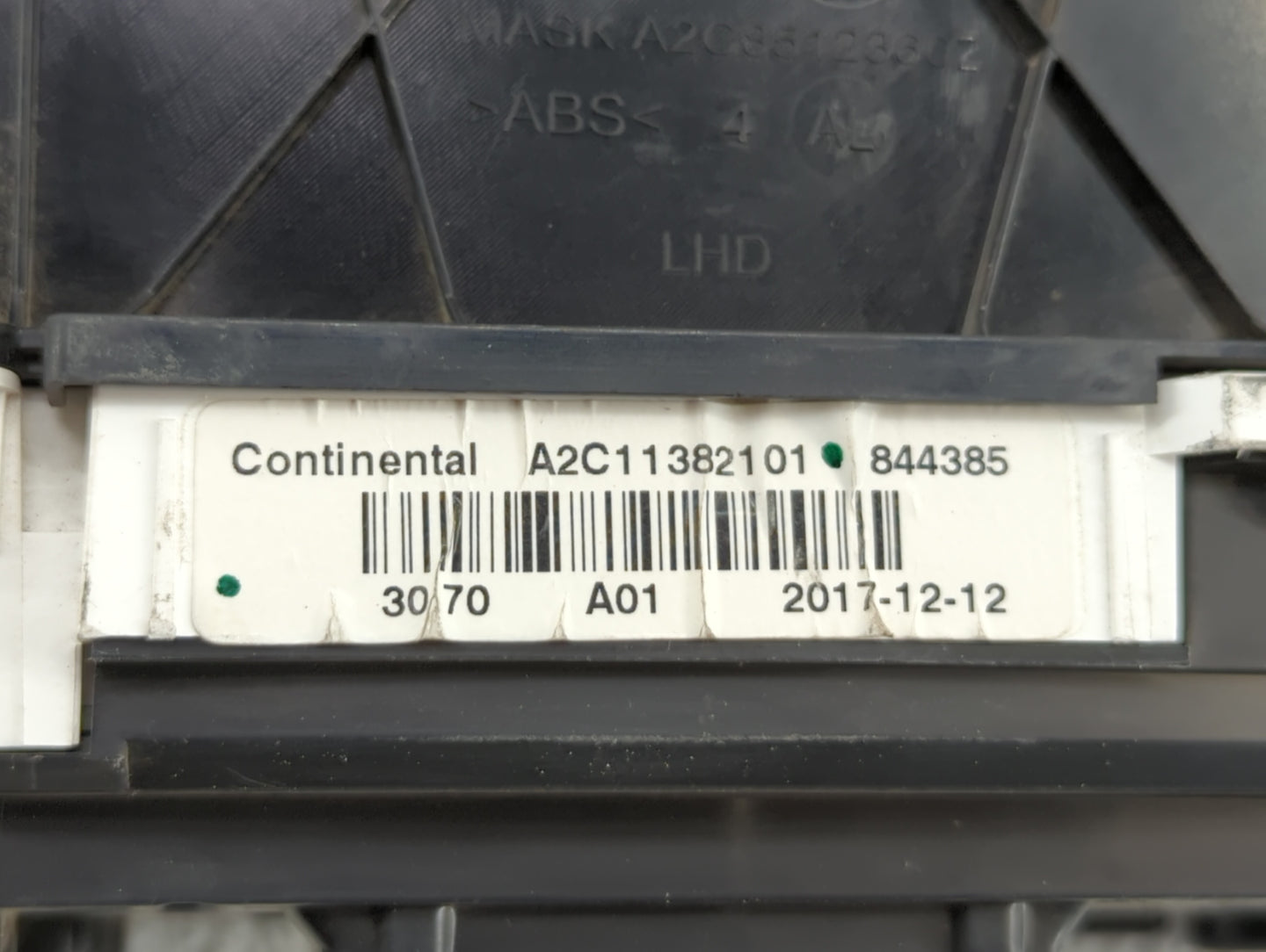 2018 Subaru Legacy Instrument Cluster Speedometer Gauges P/N:A2C 11382101 Fits OEM Used Auto Parts - Oemusedautoparts1.com