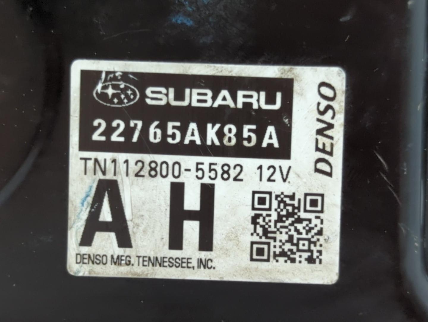 2018 Subaru Legacy PCM Engine Control Computer ECU ECM PCU OEM P/N:22765AK85B 22765AK85A Fits OEM Used Auto Parts - Oemuseda