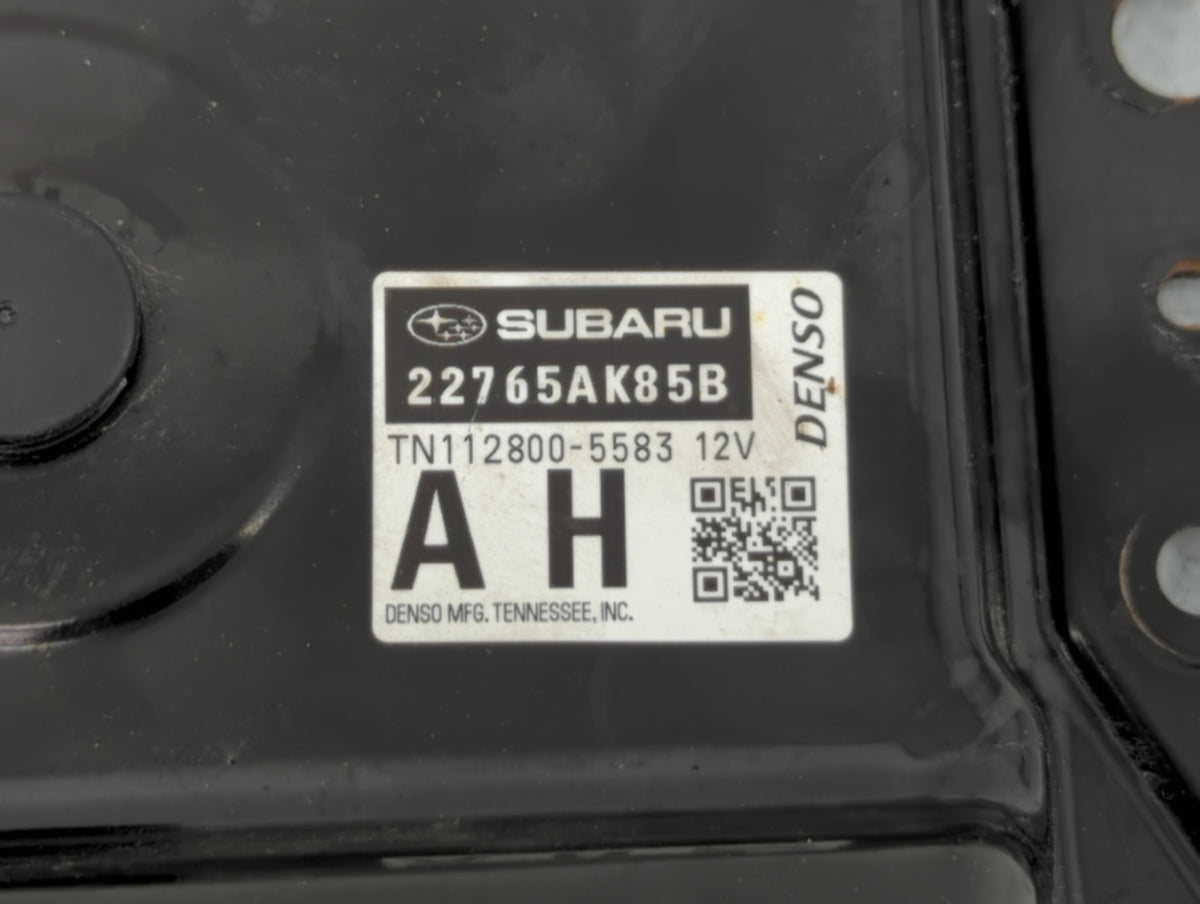 2018 Subaru Legacy PCM Engine Control Computer ECU ECM PCU OEM P/N:22765AK85B 22765AK85A OEM Used Auto Parts - Oemusedautopa