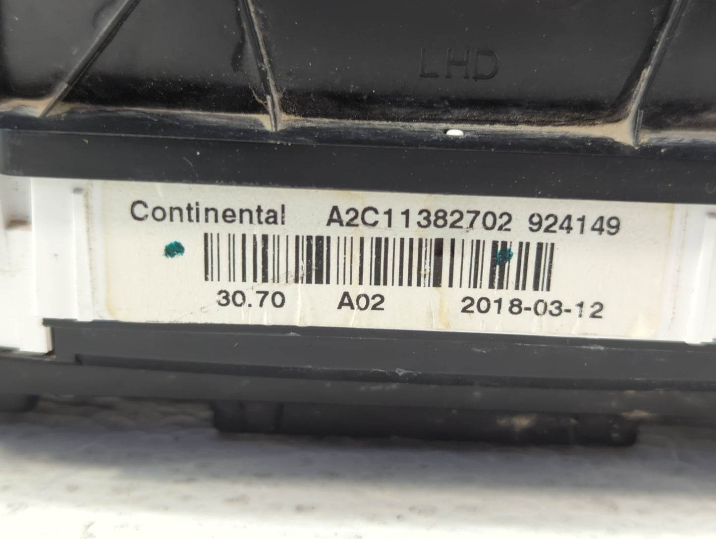 2018 Subaru Legacy Instrument Cluster Speedometer Gauges P/N:A2C11382702 Fits OEM Used Auto Parts - Oemusedautoparts1.com