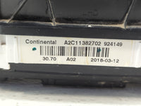 2018 Subaru Legacy Instrument Cluster Speedometer Gauges P/N:A2C11382702 Fits OEM Used Auto Parts - Oemusedautoparts1.com