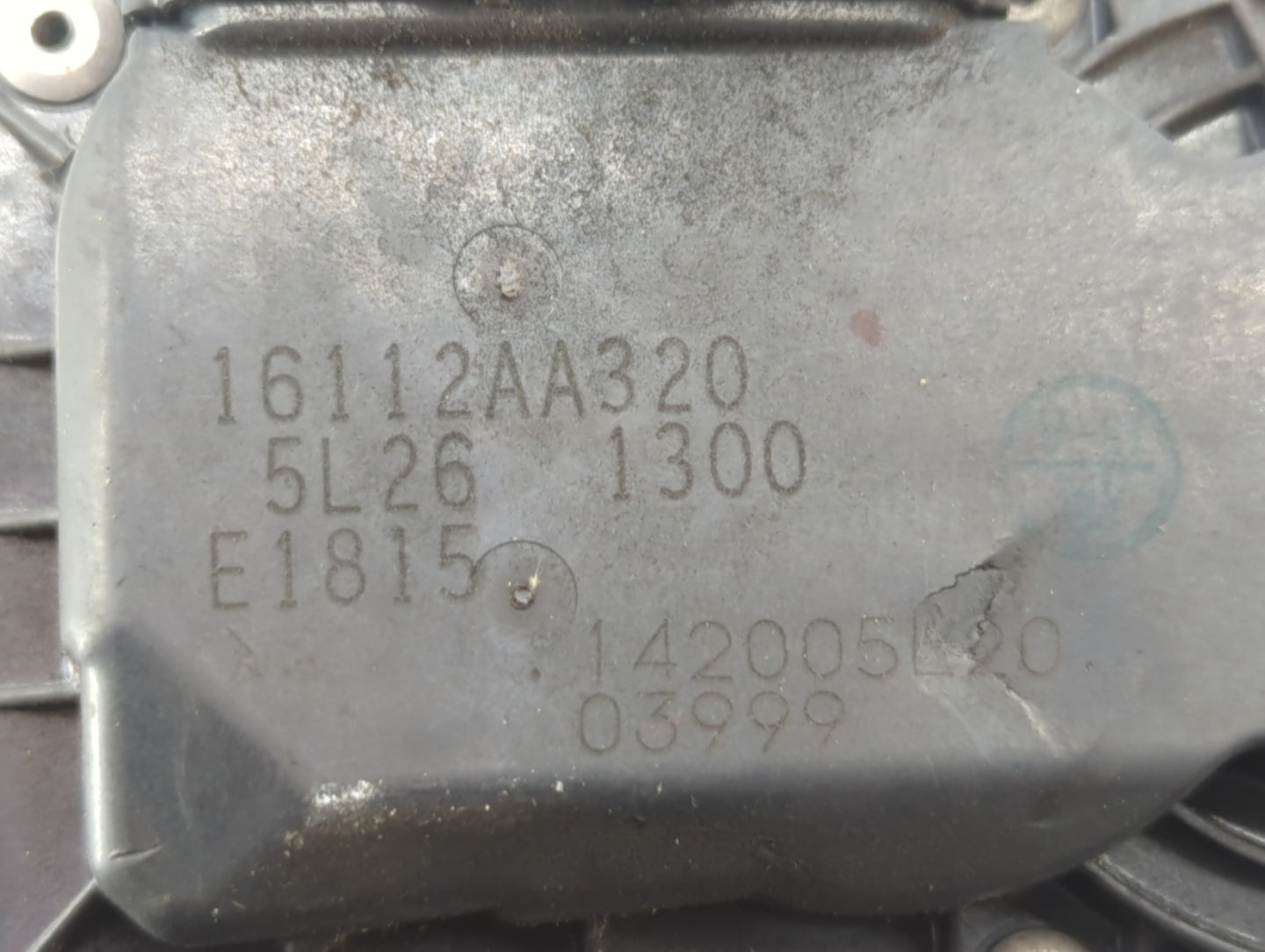 2010-2019 Subaru Legacy Throttle Body P/N:16112AA320 Fits Fits 2010 2011 2012 2013 2014 2015 2016 2017 2018 2019 OEM Used Au