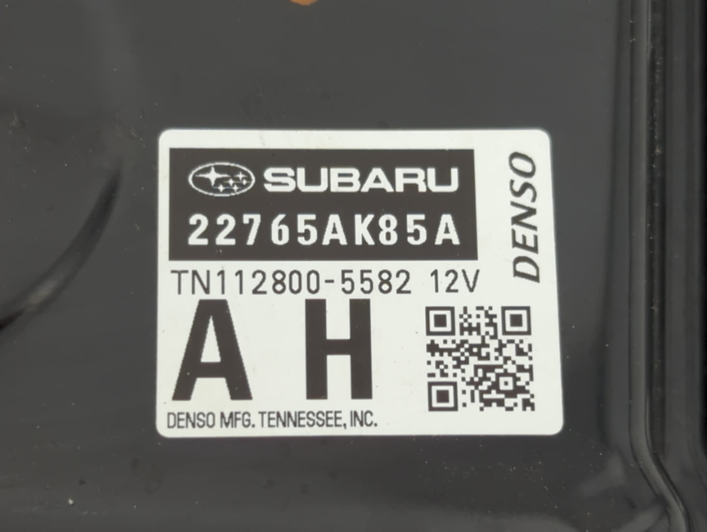 2018 Subaru Legacy PCM Engine Control Computer ECU ECM PCU OEM P/N:112800-5582 22765AK85A Fits OEM Used Auto Parts - Oemused
