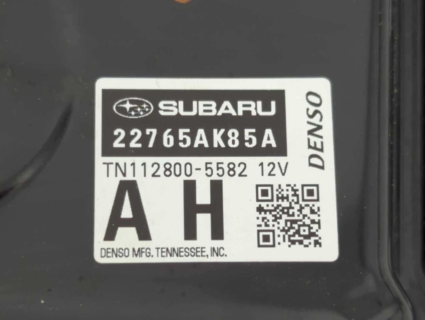 2018 Subaru Legacy PCM Engine Control Computer ECU ECM PCU OEM P/N:112800-5582 22765AK85A Fits OEM Used Auto Parts - Oemused