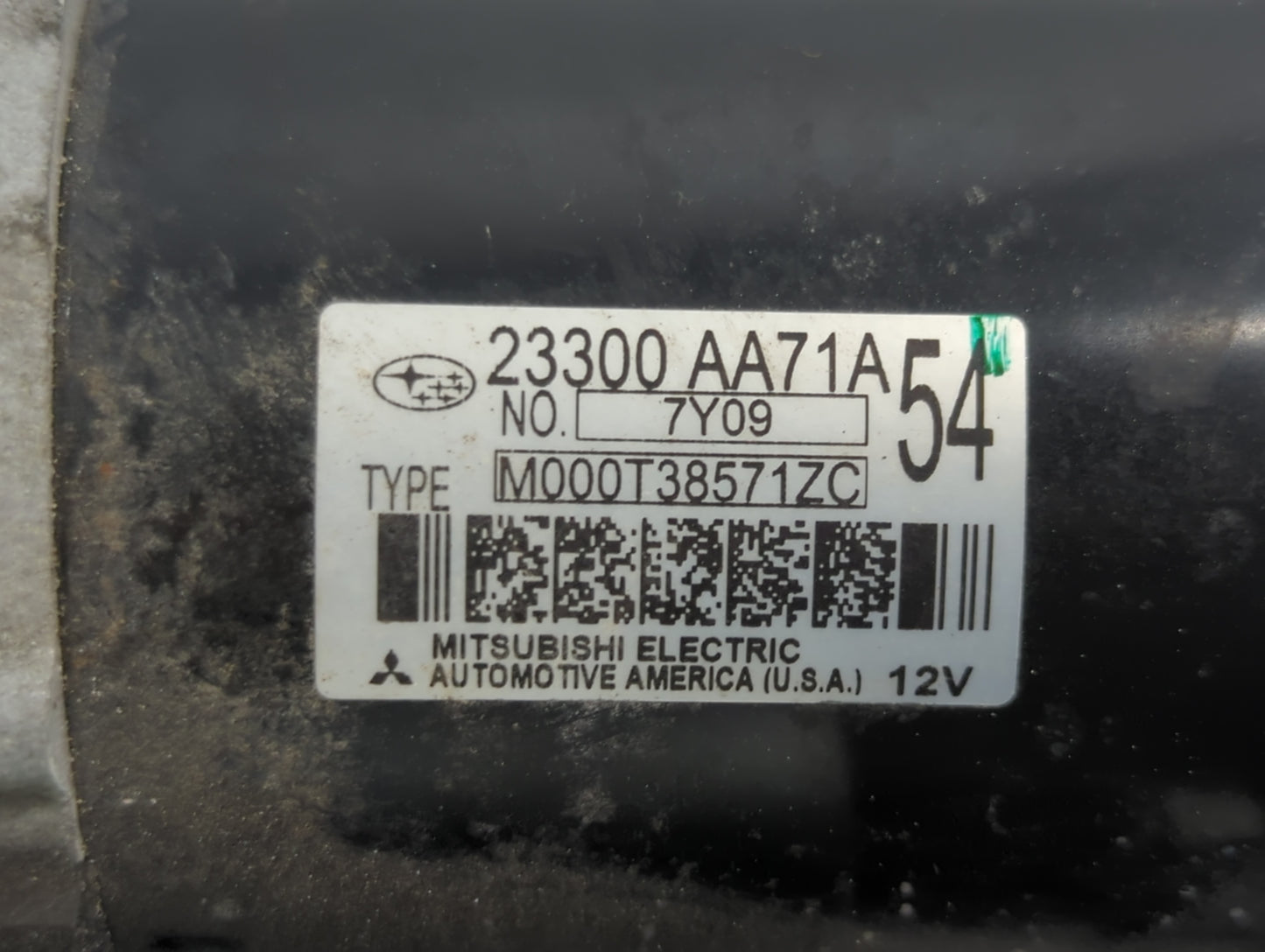 2015-2019 Subaru Legacy Car Starter Motor Solenoid OEM P/N:M000T38571ZC 23300 AA71A Fits Fits 2015 2016 2017 2018 2019 OEM U