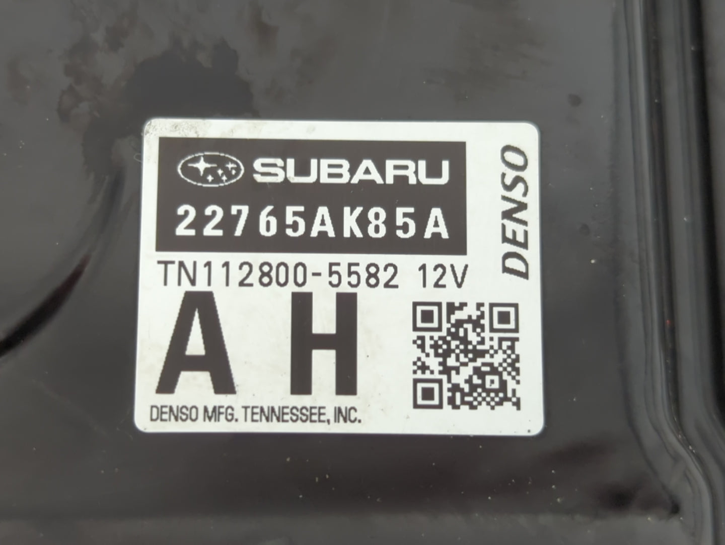 2018 Subaru Legacy PCM Engine Control Computer ECU ECM PCU OEM P/N:112800-5582 22765AK85A Fits OEM Used Auto Parts - Oemused