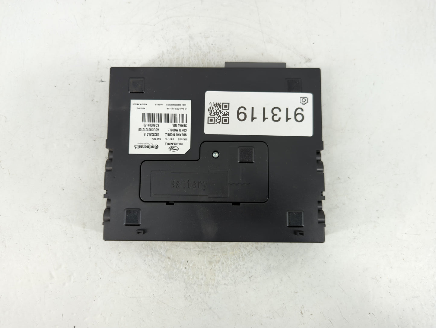 2016-2018 Subaru Legacy Telematics Control Module 86222al01a - Oemusedautoparts1.com
