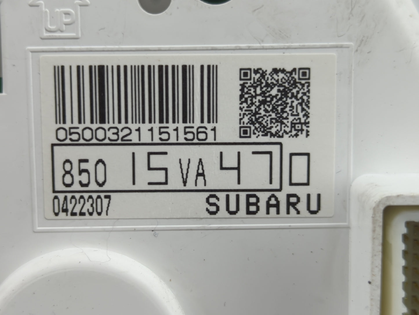 2018-2019 Subaru Wrx Instrument Cluster Speedometer Gauges P/N:85015VA470 Fits Fits 2018 2019 OEM Used Auto Parts - Oemuseda
