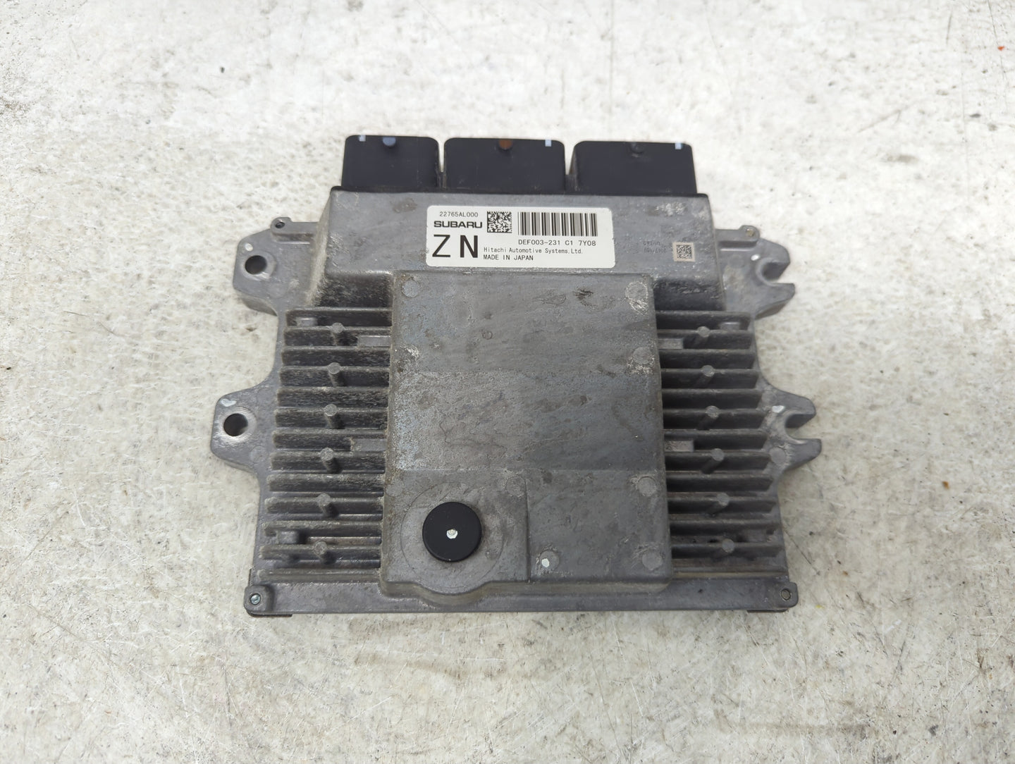 2018 Subaru Wrx PCM Engine Control Computer ECU ECM PCU OEM P/N:22765AL000 DEF003-231 Fits OEM Used Auto Parts - Oemusedauto