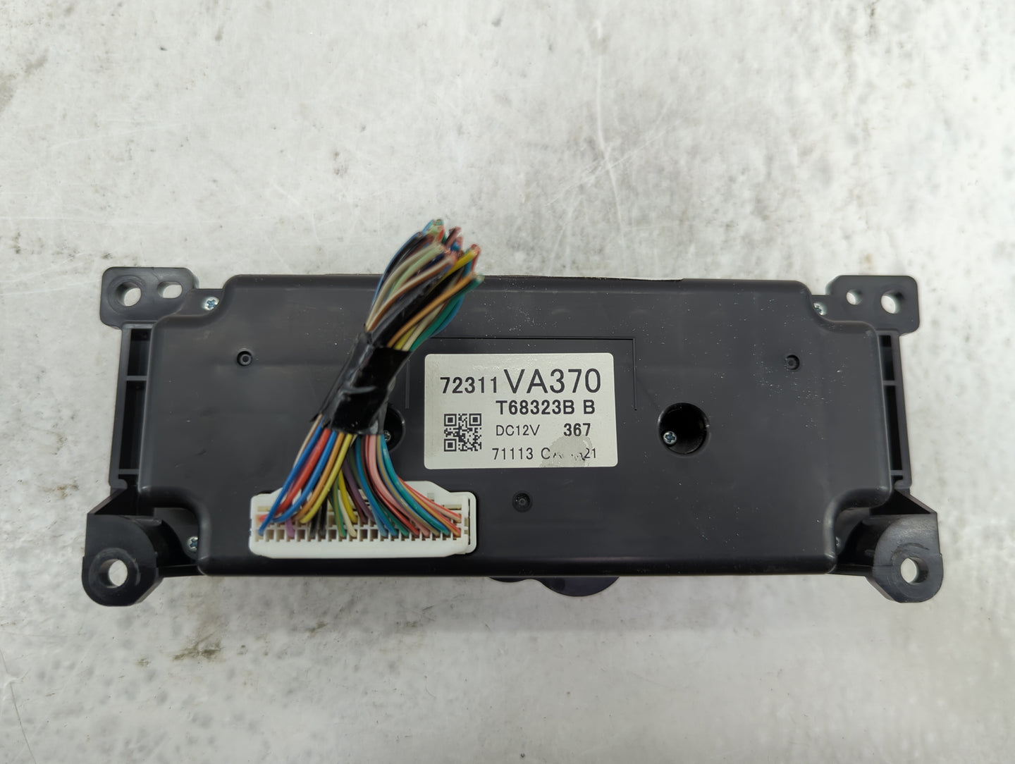 2018-2021 Subaru Wrx Climate Control Module Temperature AC/Heater Replacement P/N:72311VA370 T68323B Fits Fits 2018 2019 202