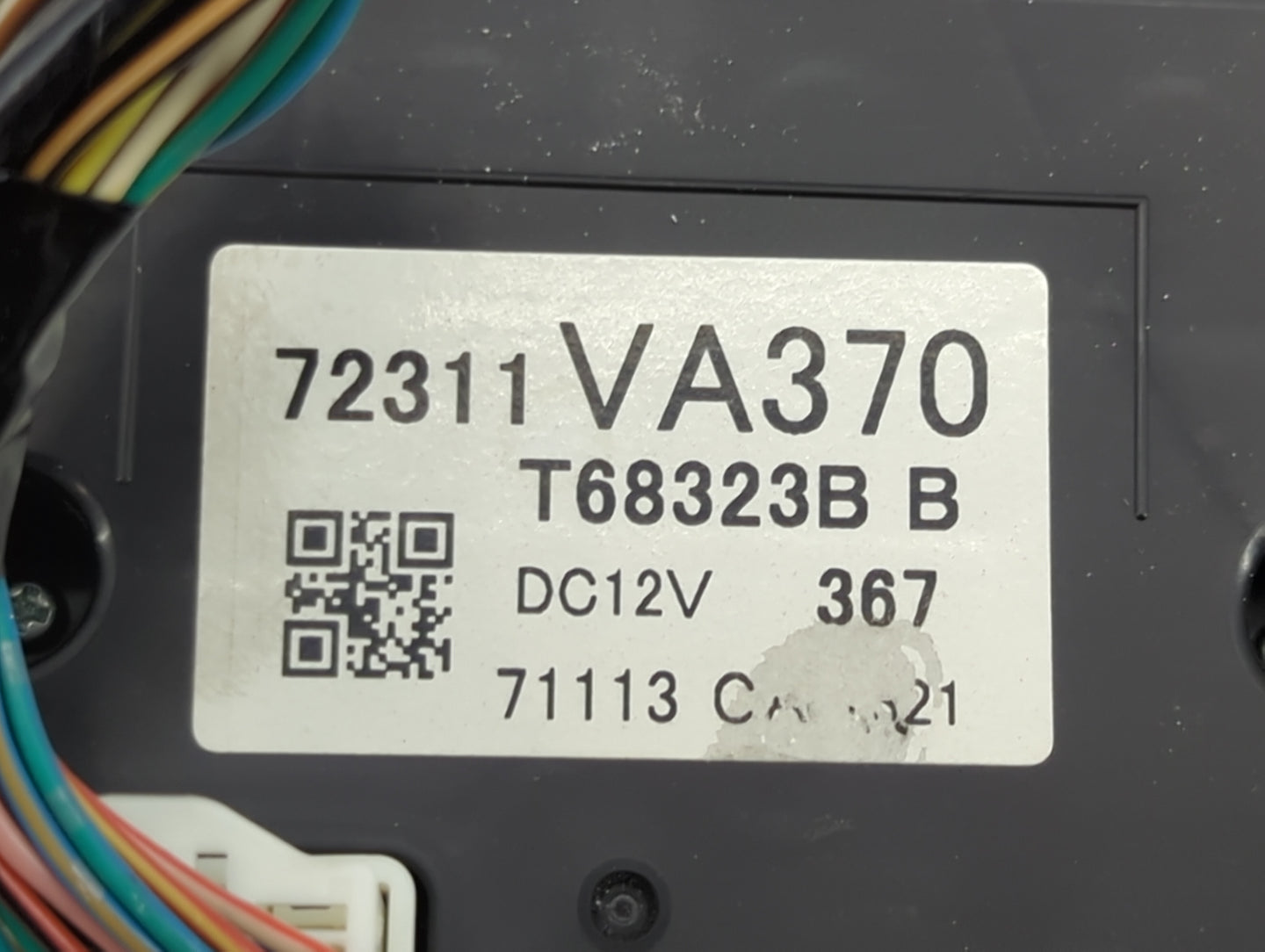 2018-2021 Subaru Wrx Climate Control Module Temperature AC/Heater Replacement P/N:72311VA370 T68323B Fits Fits 2018 2019 202