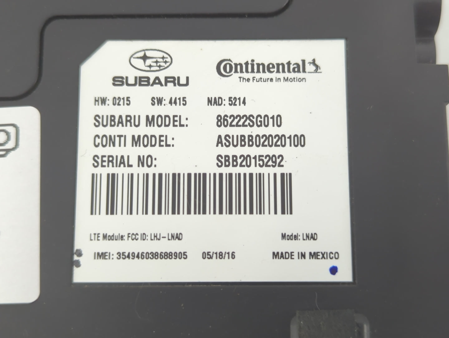2018-2018 Subaru Wrx Am Fm Cd Player Radio Receiver - Oemusedautoparts1.com
