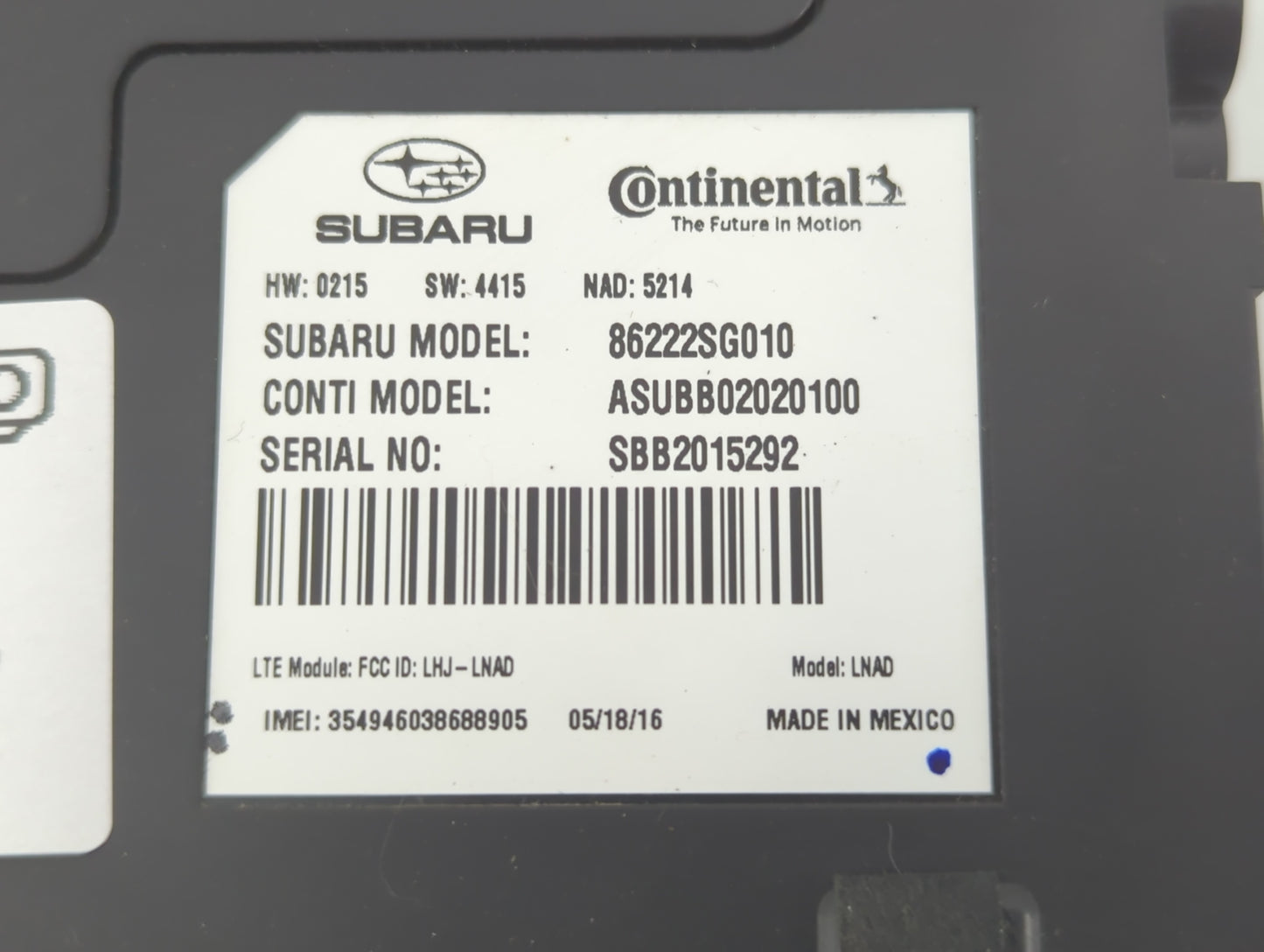 2018-2018 Subaru Wrx Am Fm Cd Player Radio Receiver - Oemusedautoparts1.com