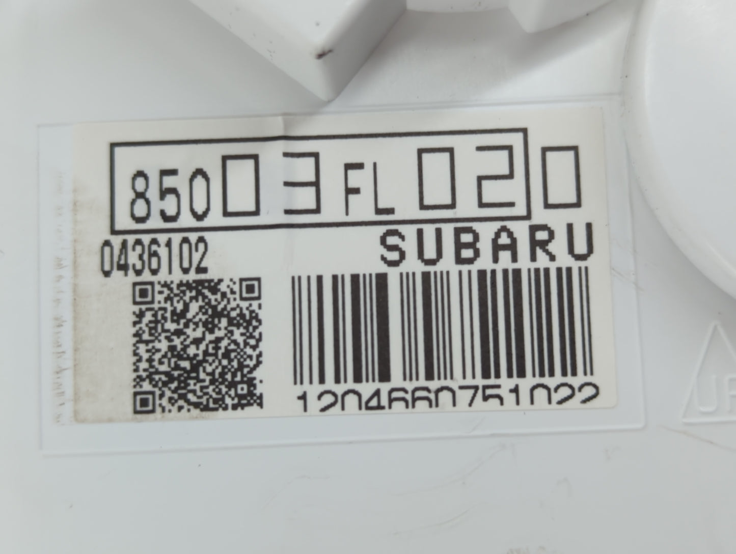 2018 Subaru Xv Instrument Cluster Speedometer Gauges P/N:85003FL020 Fits OEM Used Auto Parts - Oemusedautoparts1.com