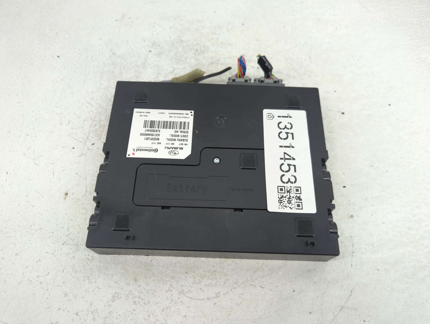 2018 Subaru Xv Radio AM FM Cd Player Receiver Replacement P/N:86222Fl001 Fits Fits 2017 OEM Used Auto Parts - Oemusedautopar