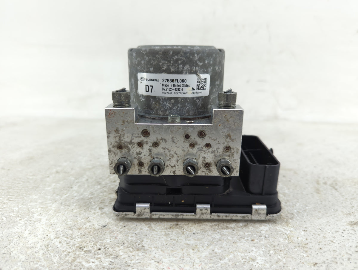 2018 Subaru Xv Anti-Lock Brake ABS Pump Module Actuator OEM P/N:27536FL060 Fits OEM Used Auto Parts - Oemusedautoparts1.com