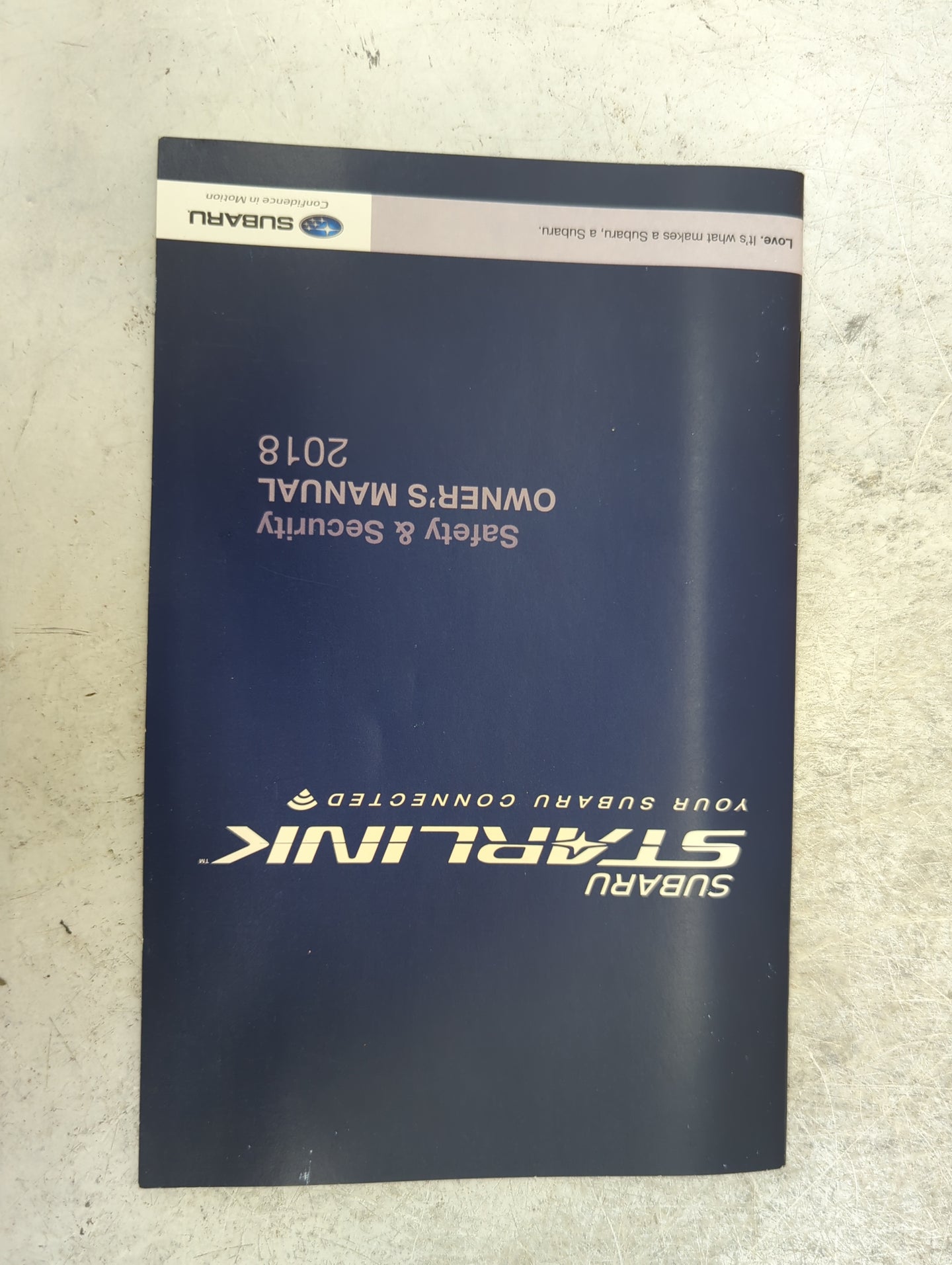 2018 Subaru Xv Owners Manual Book Guide P/N:B1323BE-B OEM Used Auto Parts - Oemusedautoparts1.com
