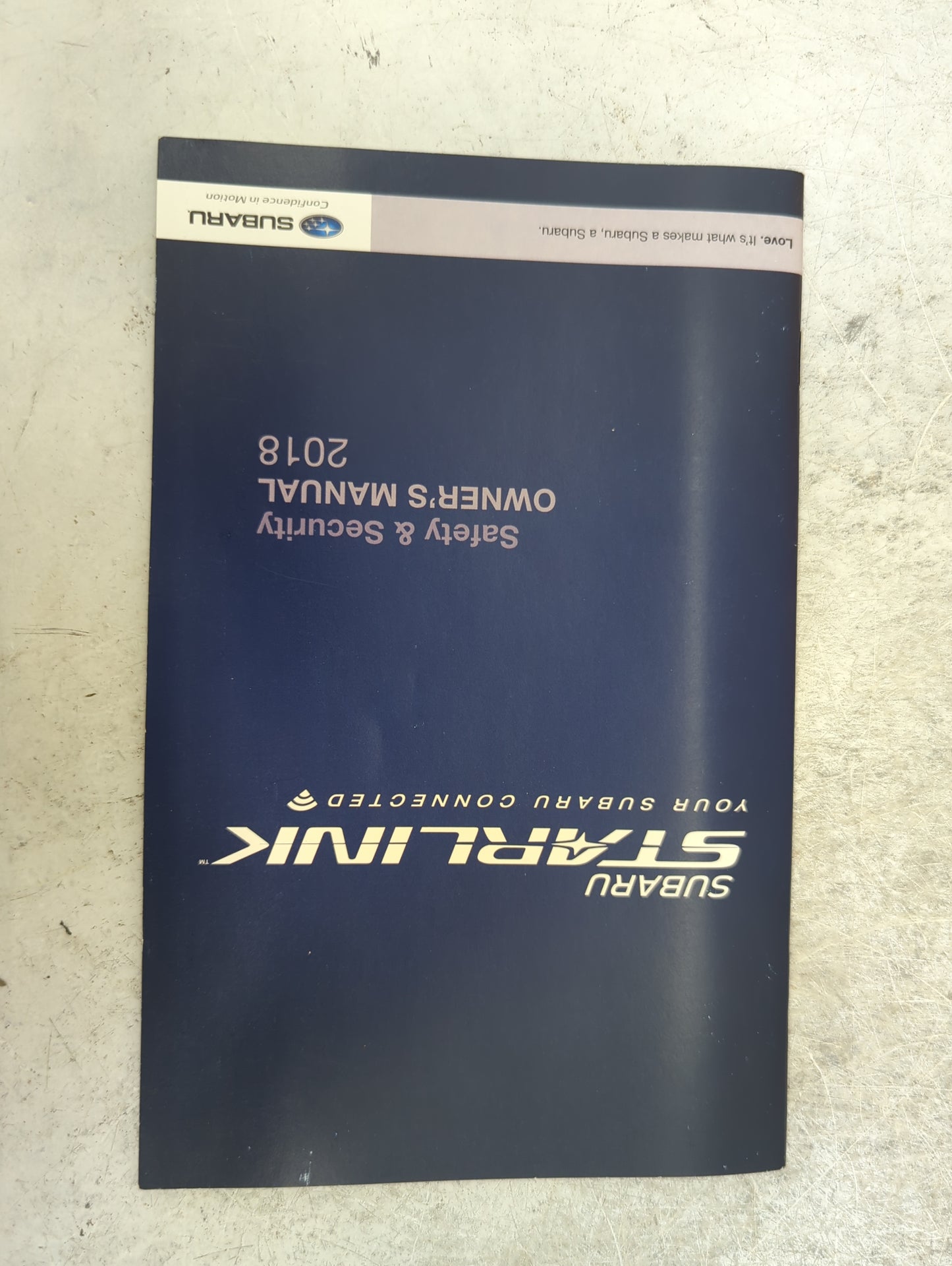 2018 Subaru Xv Owners Manual Book Guide P/N:B1323BE-B OEM Used Auto Parts - Oemusedautoparts1.com