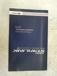 2018 Subaru Xv Owners Manual Book Guide P/N:B1323BE-B OEM Used Auto Parts - Oemusedautoparts1.com