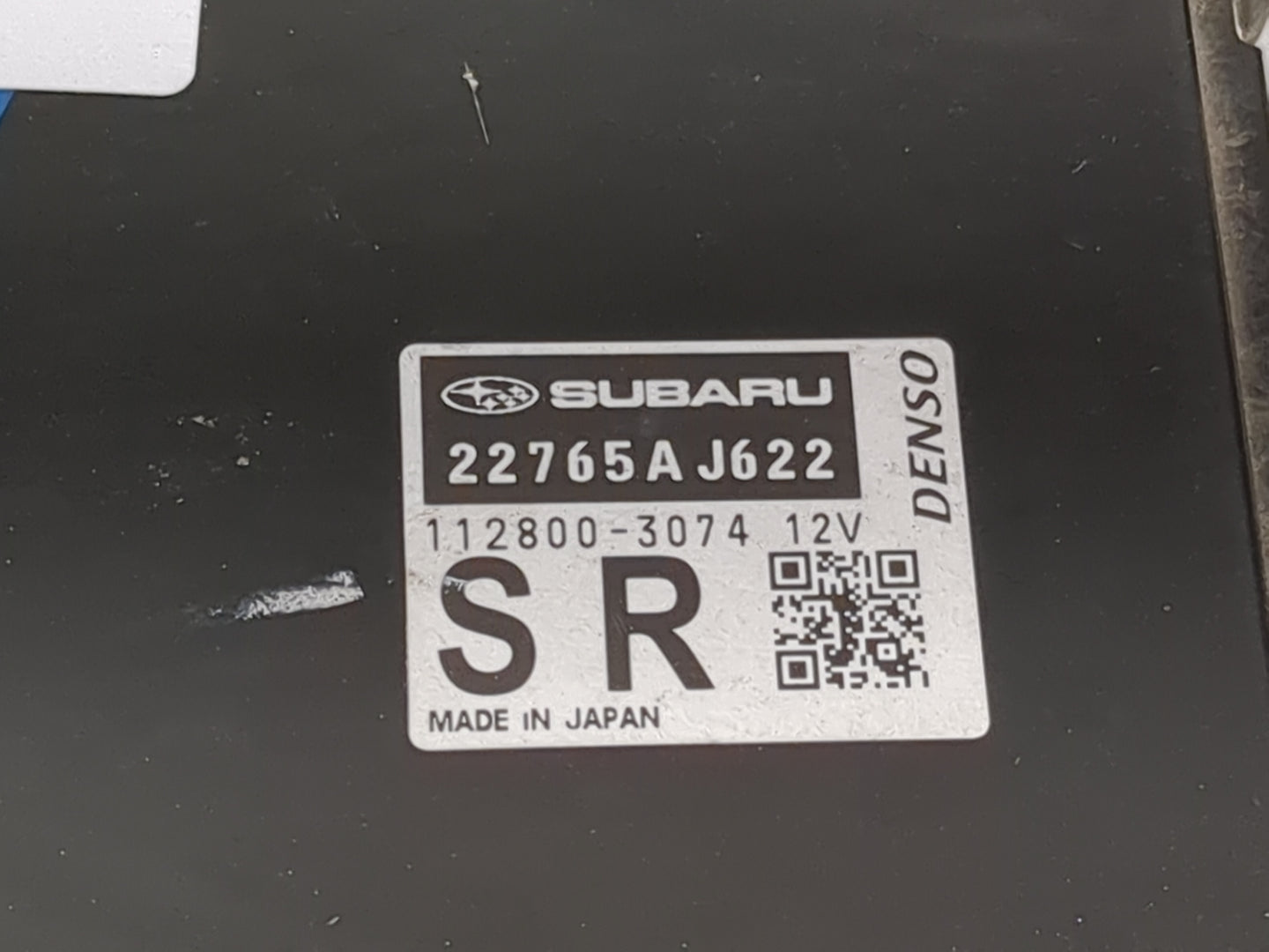 2018 Subaru Xv PCM Engine Control Computer ECU ECM PCU OEM P/N:22765AJ622 112800-3074 Fits OEM Used Auto Parts - Oemusedauto