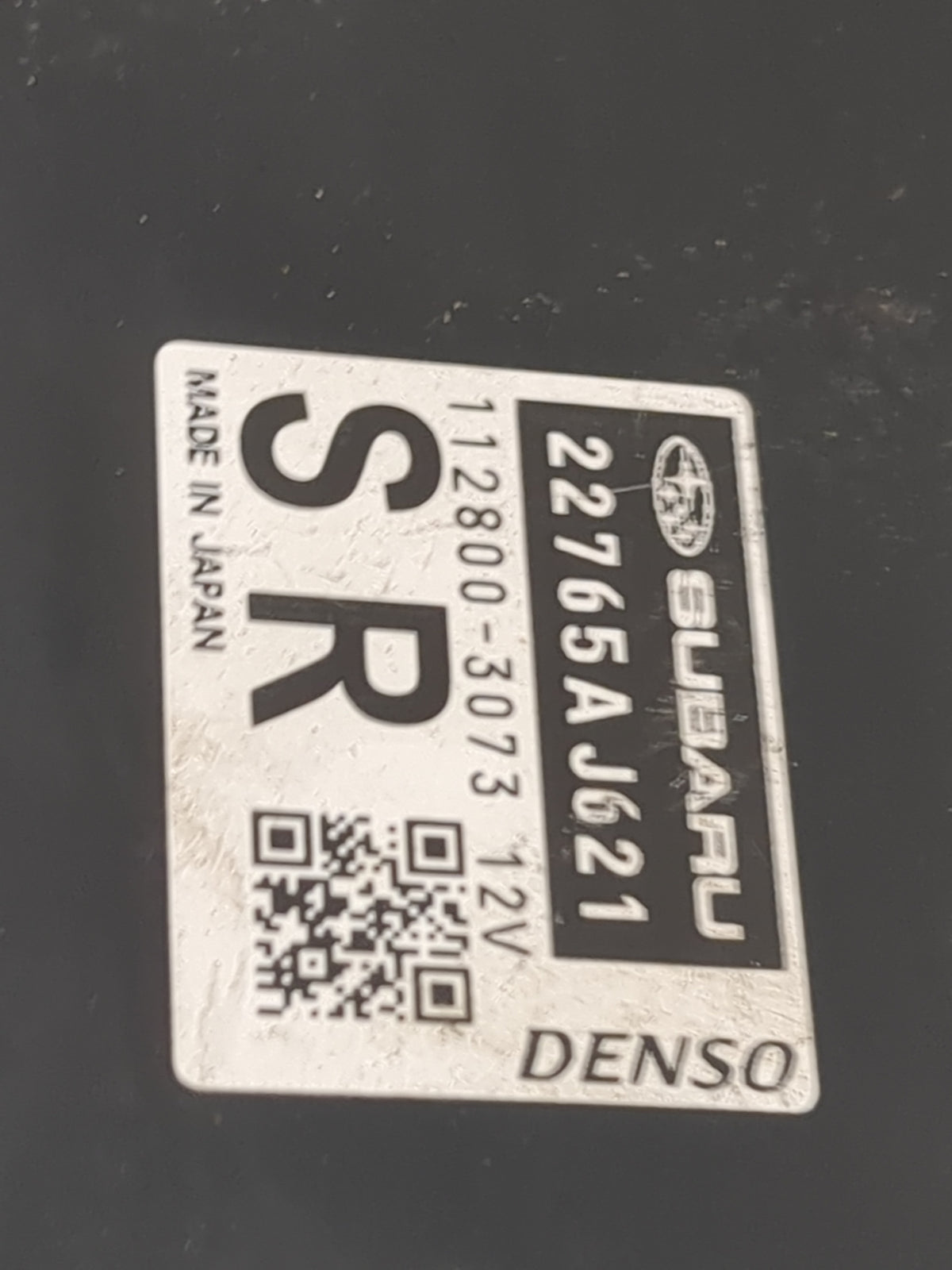 2018 Subaru Xv PCM Engine Control Computer ECU ECM PCU OEM P/N:22765AJ621 112800-3073 OEM Used Auto Parts - Oemusedautoparts