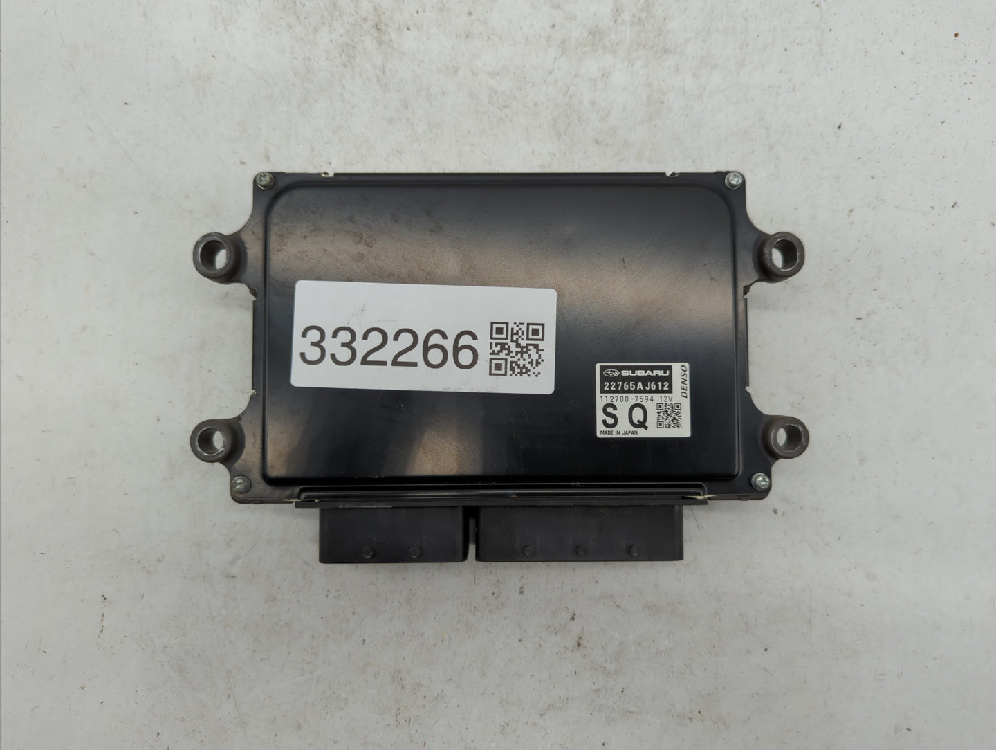 2018 Subaru Xv PCM Engine Control Computer ECU ECM PCU OEM P/N:22765AJ612 Fits OEM Used Auto Parts - Oemusedautoparts1.com
