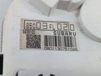 2018 Subaru Xv Instrument Cluster Speedometer Gauges P/N:85003FL020 Fits OEM Used Auto Parts - Oemusedautoparts1.com