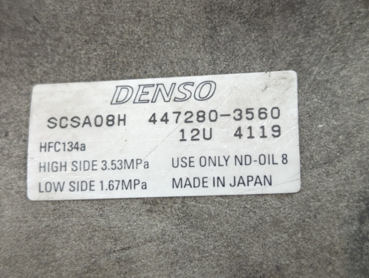 2018 Subaru Xv Air Conditioning A/c Ac Compressor Oem - Oemusedautoparts1.com