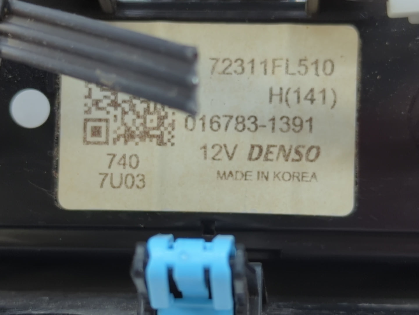 2018 Subaru Xv Climate Control Module Temperature AC/Heater Replacement P/N:72311FL510 016783-1391 Fits OEM Used Auto Parts 