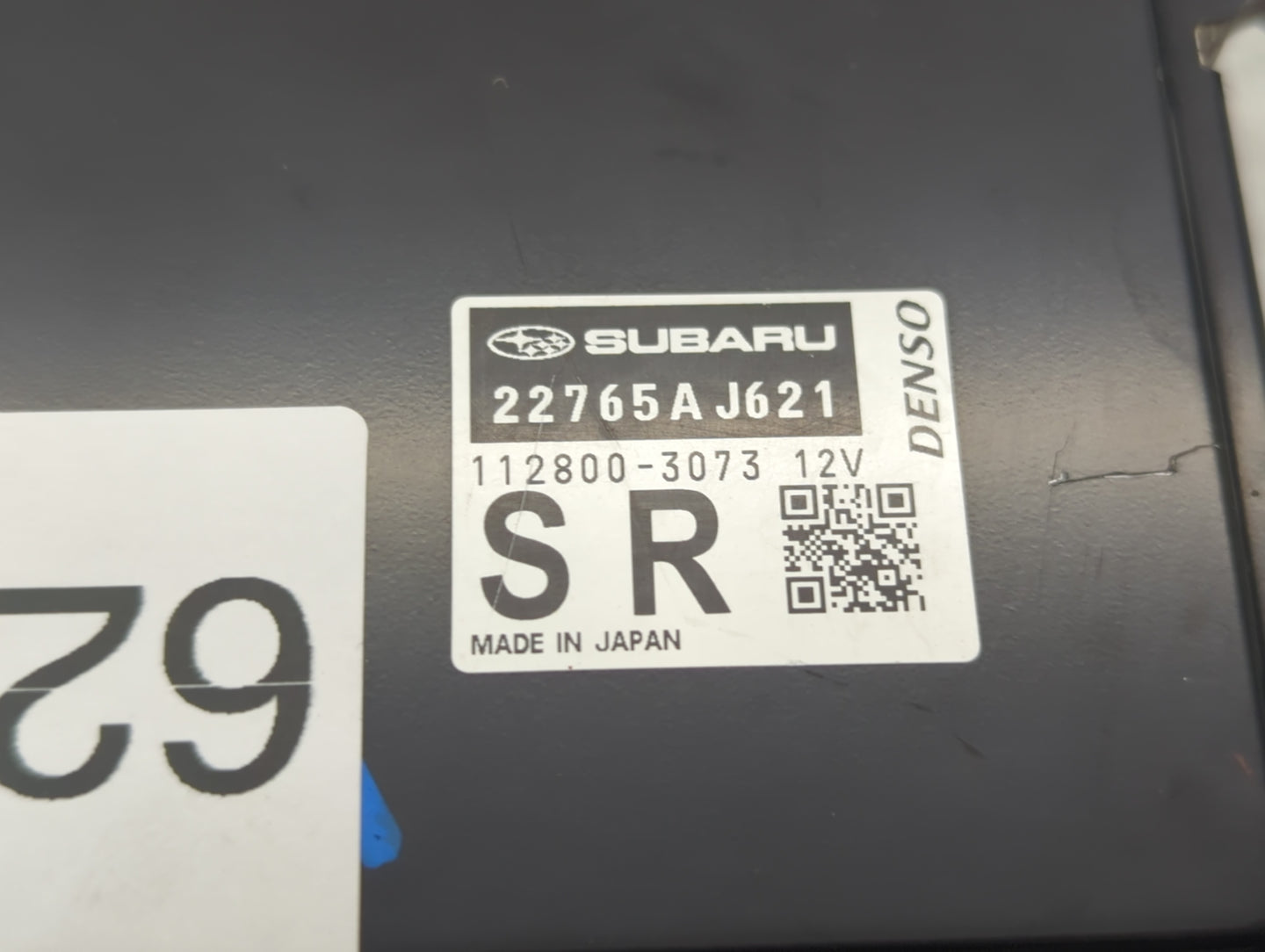 2018 Subaru Xv PCM Engine Control Computer ECU ECM PCU OEM P/N:112800-3073 22765AJ621 Fits OEM Used Auto Parts - Oemusedauto
