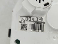 2018 Subaru Xv Instrument Cluster Speedometer Gauges P/N:85003FL020 Fits OEM Used Auto Parts - Oemusedautoparts1.com