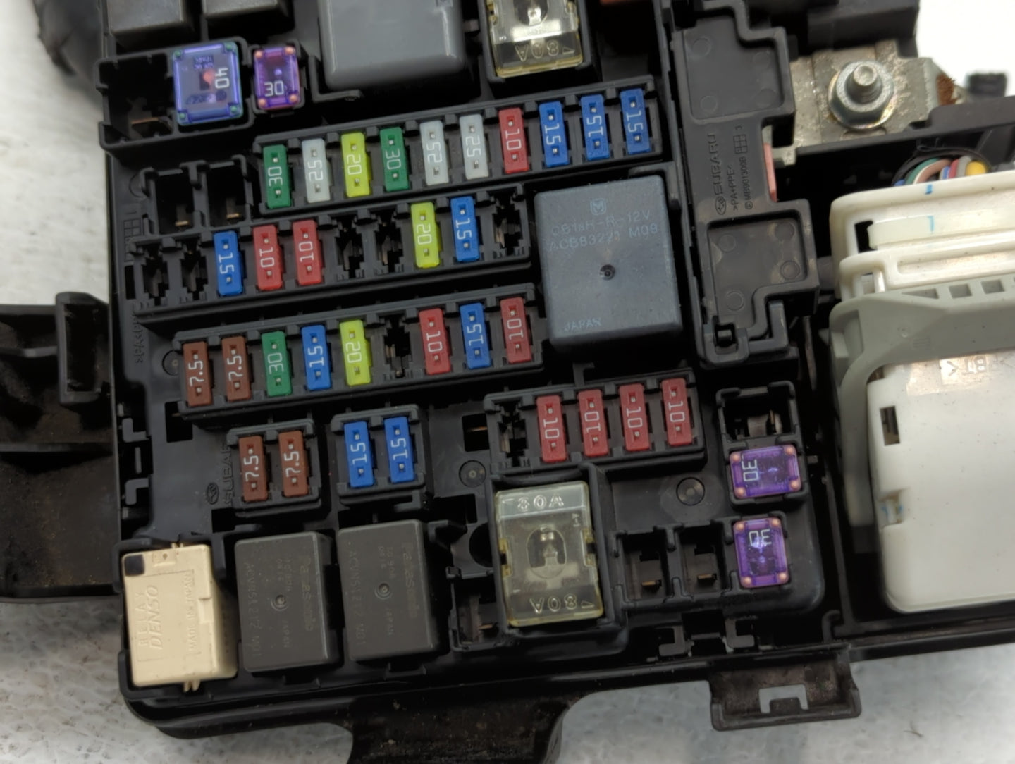2018 Subaru Xv Fusebox Fuse Box Panel Relay Module P/N:MB504100B Fits OEM Used Auto Parts - Oemusedautoparts1.com