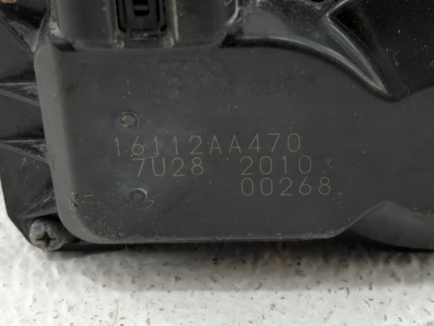 2018 Subaru Xv Crosstrek Throttle Body P/N:16112AA470 Fits Fits 2017 OEM Used Auto Parts - Oemusedautoparts1.com