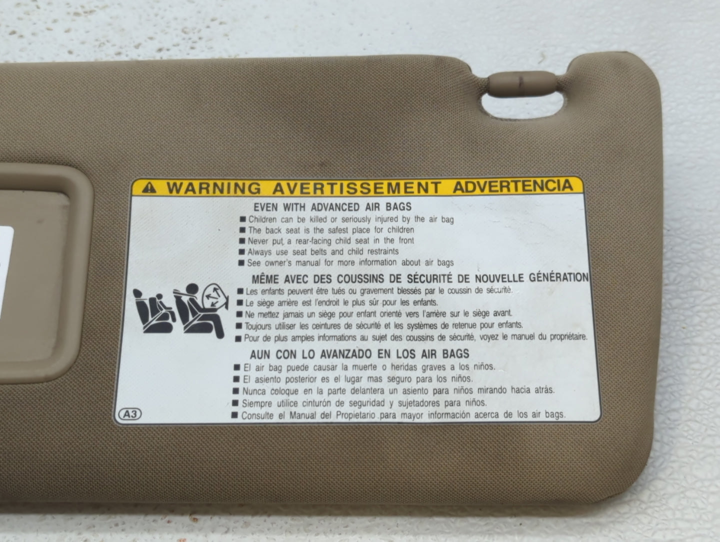 2014-2022 Toyota 4runner Sun Visor Shade Replacement Driver Left Mirror Fits Fits 2014 2015 2016 2017 2018 2019 2020 2021 20