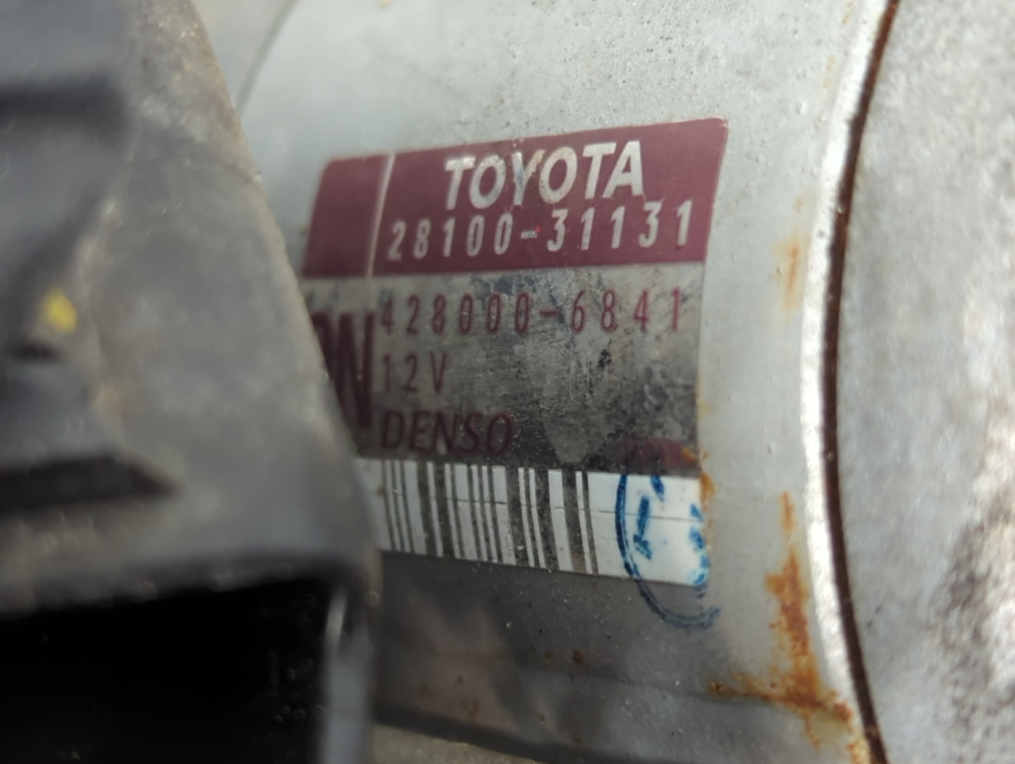 2010-2022 Toyota 4runner Car Starter Motor Solenoid OEM P/N:428000-6841 28100-31131 Fits OEM Used Auto Parts - Oemusedautopa