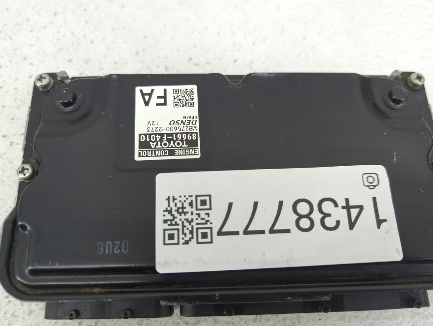 2018 Toyota C-Hr PCM Engine Control Computer ECU ECM PCU OEM P/N:89661-F4010 MB275600-2273 Fits OEM Used Auto Parts - Oemuse