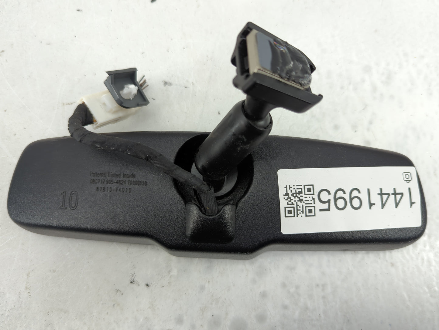 2018 Toyota C-Hr Interior Rear View Mirror Replacement OEM P/N:87810-F4010 Fits OEM Used Auto Parts - Oemusedautoparts1.com
