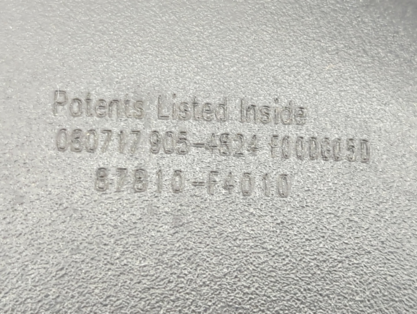 2018 Toyota C-Hr Interior Rear View Mirror Replacement OEM P/N:87810-F4010 Fits OEM Used Auto Parts - Oemusedautoparts1.com