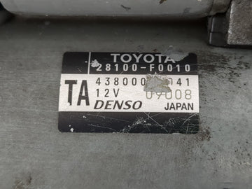 2018-2022 Toyota Camry Car Starter Motor Solenoid OEM P/N:28100-F0010 Fits Fits 2018 2019 2020 2021 2022 OEM Used Auto Parts
