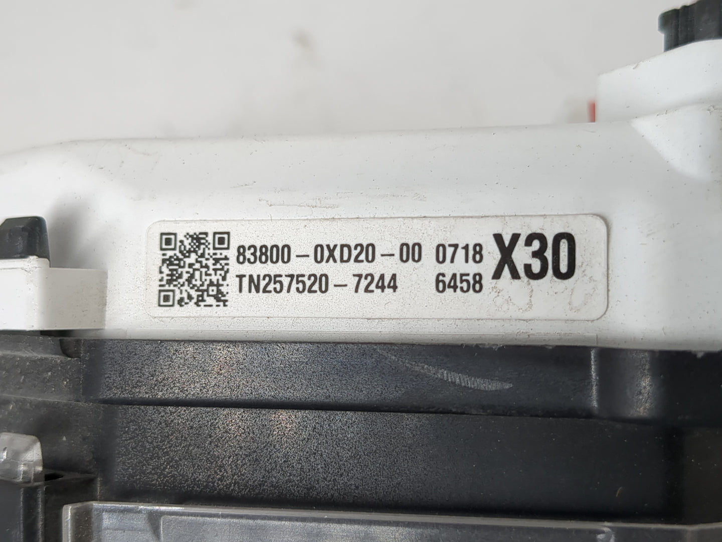 2018 Toyota Camry Instrument Cluster Speedometer Gauges P/N:83800-0XD20-00 Fits OEM Used Auto Parts - Oemusedautoparts1.com