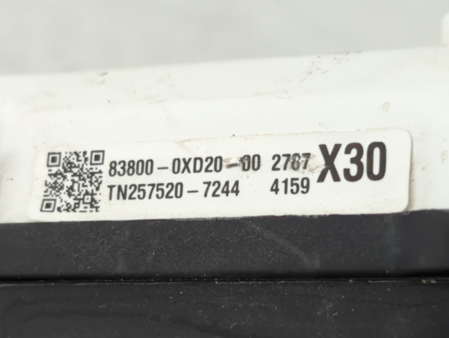 2018 Toyota Camry Instrument Cluster Speedometer Gauges P/N:83800-0XD20 Fits OEM Used Auto Parts - Oemusedautoparts1.com