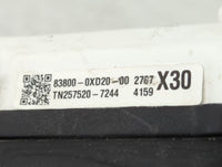 2018 Toyota Camry Instrument Cluster Speedometer Gauges P/N:83800-0XD20 Fits OEM Used Auto Parts - Oemusedautoparts1.com