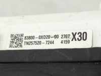 2018 Toyota Camry Instrument Cluster Speedometer Gauges P/N:83800-0XD20 Fits OEM Used Auto Parts - Oemusedautoparts1.com