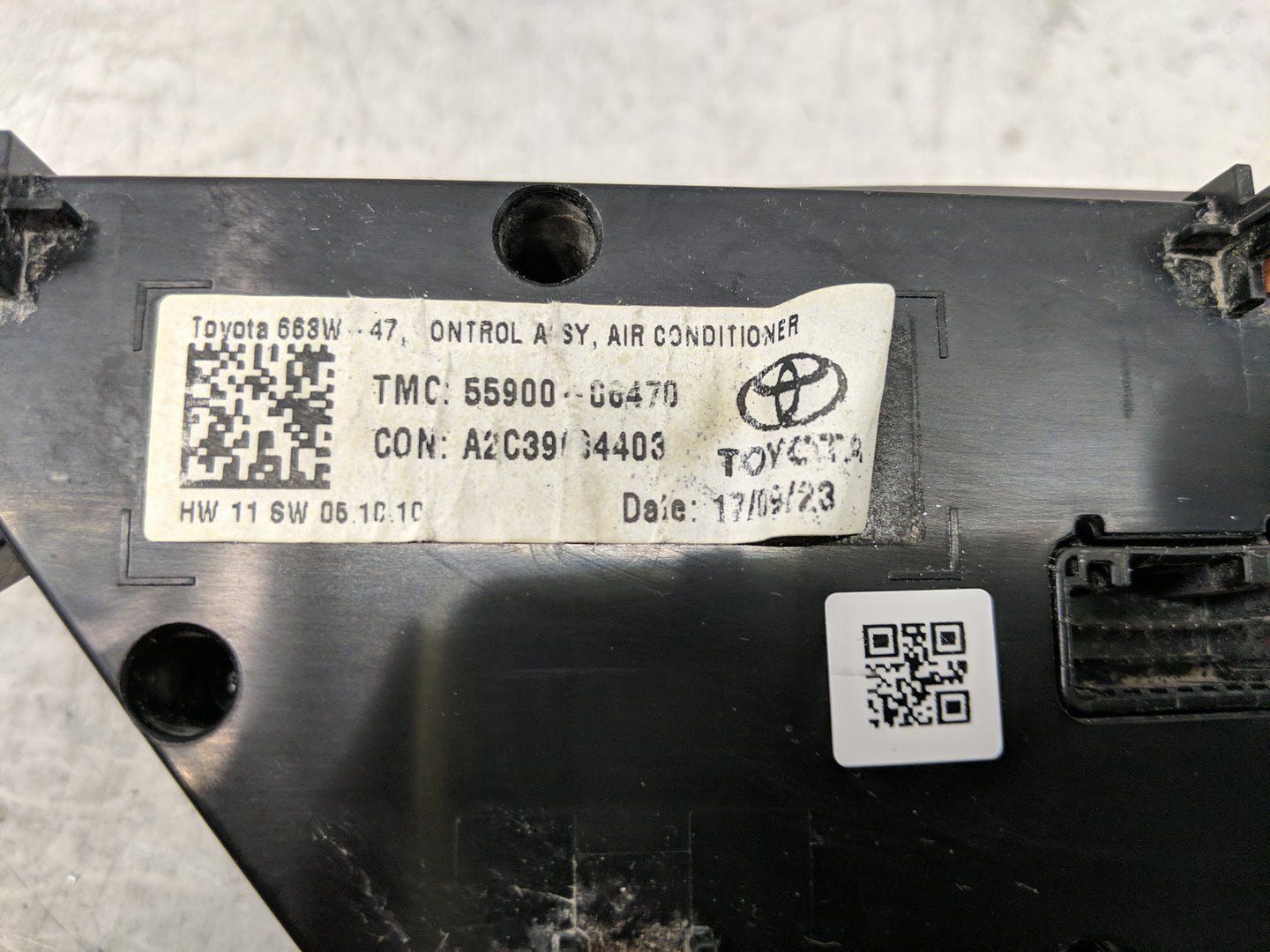 2018-2022 Toyota Camry Climate Control Module Temperature AC/Heater Replacement P/N:55900-06470 Fits Fits 2018 2019 2020 202