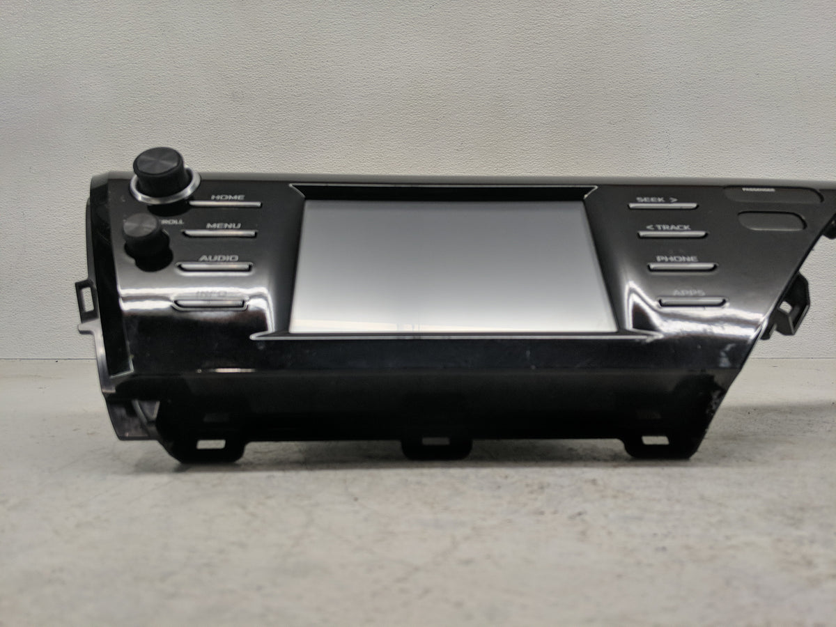 2018 Toyota Camry Radio AM FM Cd Player Receiver Replacement OEM Used Auto Parts - Oemusedautoparts1.com