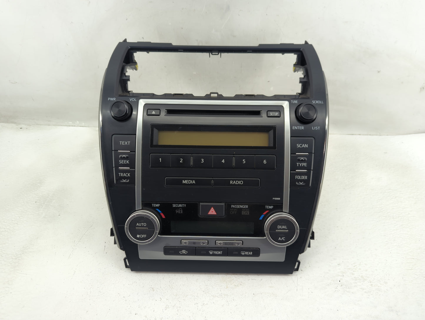 2012-2013 Toyota Camry Radio Control Panel - Oemusedautoparts1.com